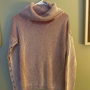 Rachel Zoe Cowl Neck Sweater - Red  - size M